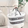 Collapsible Laundry Baskets with Handles 4.2Gallon Heavy Duty Laundry Basket