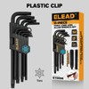 ELEAD 11-Piece Torx Star Allen Wrench Set with Extension Bar,