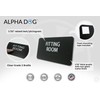 ALPHA DOG ADA SIGNS - Fitting Room Sign with Braille