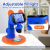 BlumWay Digital Handheld Microscope with 4 Inch LCD Screen, 1500X