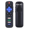(Pack of 2) Replacement Remote Control Only for All Roku