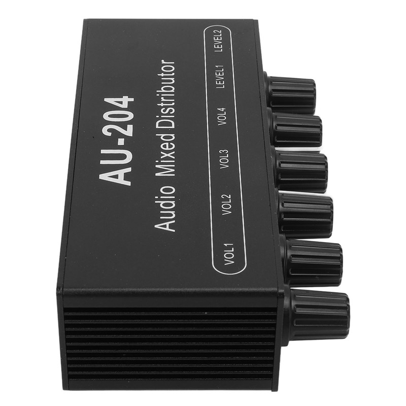 Stereo Audio Splitter Box Mini Preamplifier Headphone Amplifier 2 Way