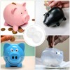 Gadpiparty 5pcs Pvc Round Stoppers for Piggy Banks Flexible Replacement