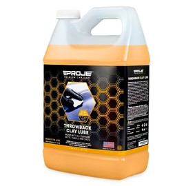 Proje Premium Car Care - Throwback Clay Lube - Ultra Slick Clay Bar Lubricant - Reduces Friction - Water Based Formula - Works with Clay Bar Clay Mitts Clay Towels and Clay Discs - 128 fl oz