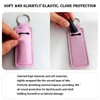 Belolvar Chapsticks Holder Keychain for Lipstick, Bright Lip Balm Lip