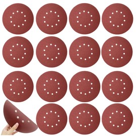 GYWHOOFT Sanding Disk, 10 Holes, Disc Paper, Sanding Pat, Set of 9 Inches, Round, Water Resistant Paper, Sandpaper, For Sandpaper, Polishing, Electric Sander, Metal Polishing, Magic Sandpaper,