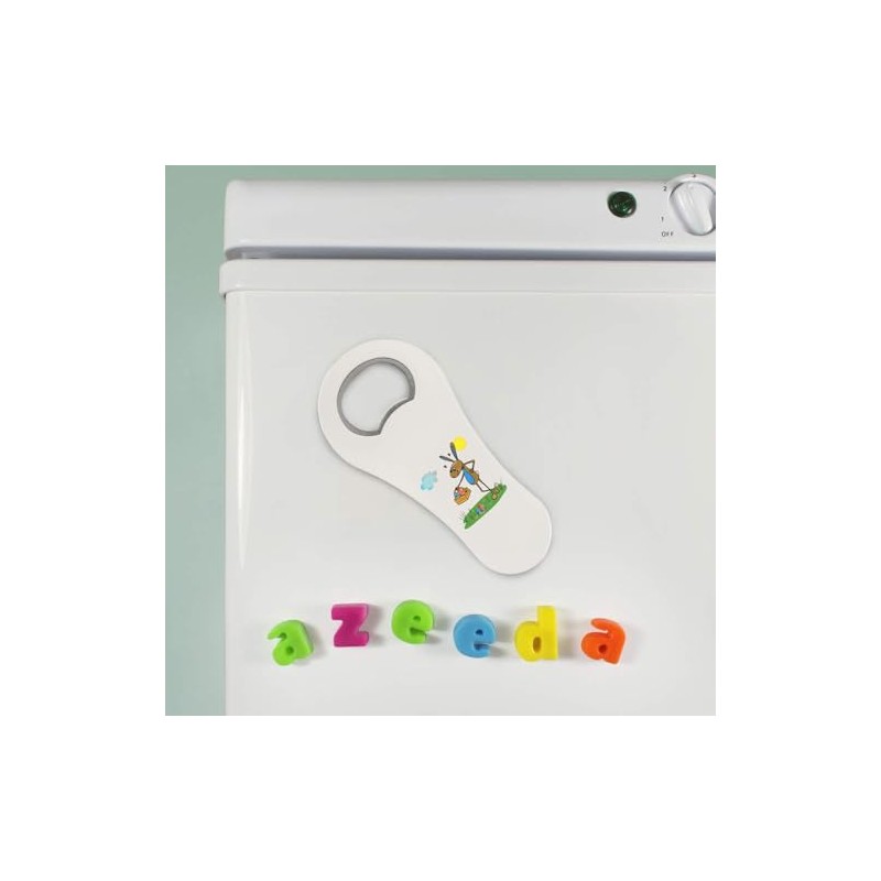 'Easter Bunny with Eggs' Bottle Opener Fridge Magnet (BO00091651)