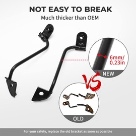 Foruly 400ex Plastic Front Fender Supports, Front Fender Brackets with Thicker Material for Honda 400ex TRX 1999-2007 Durable and Sturdy Easy Installation, Not Easy to Break