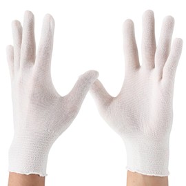 【WINCESS】Inner Gloves Cupra Inner Glove Thin Ultra-Thin 18 Gauge Benberg Gloves 6 pieces 20 pieces 100 pieces Free Size Hand Roughness Disposable Gloves Dental Hygienist Care Fashionable (Cream (6