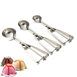 Cookie Scoop Set, Ice Cream Scoop Set, 3 PCS Cookie Scoops for Baking Include Large-Medium-Small Size, Perfect for Cookie, Ice Cream, Cupcake, Muffin, Meatball