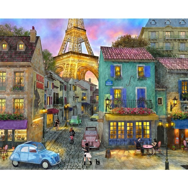 Springbok Puzzle to Remember - Alzheimer & Dementia Activity - 36 Piece Jigsaw Puzzle Eiffel Magic - Made in USA