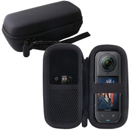 WERJIA Storage Case Compatible with Insta360 X5/X4 Waterproof 360 Degree Action Camera Protective Storage Case