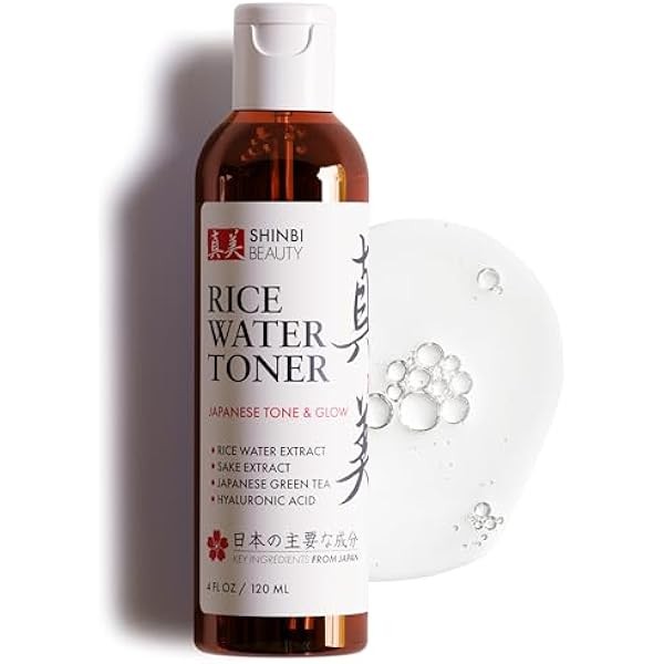 Shinbi Beauty Japanese Rice Water Toner - Contains Sake Extract,