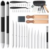 AmazingSpark 40 Pcs Sketch Drawing Tools Blending Stump Set Accessories