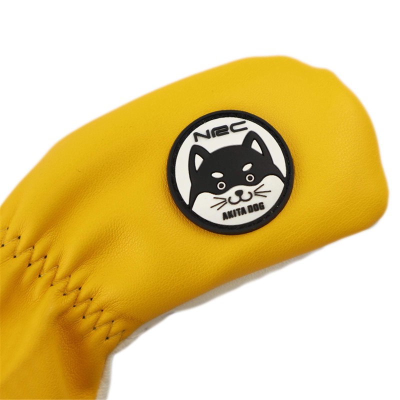 HELLO NRC Golf Headcovers for Putter Black Four-leaf clover golf