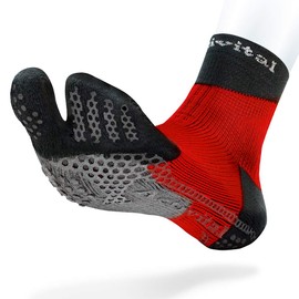 Goodsman Activital Foot Supporter, XS, 7.5 - 8.7 inches (19 - 22 cm), Red Gray, 1 Pair