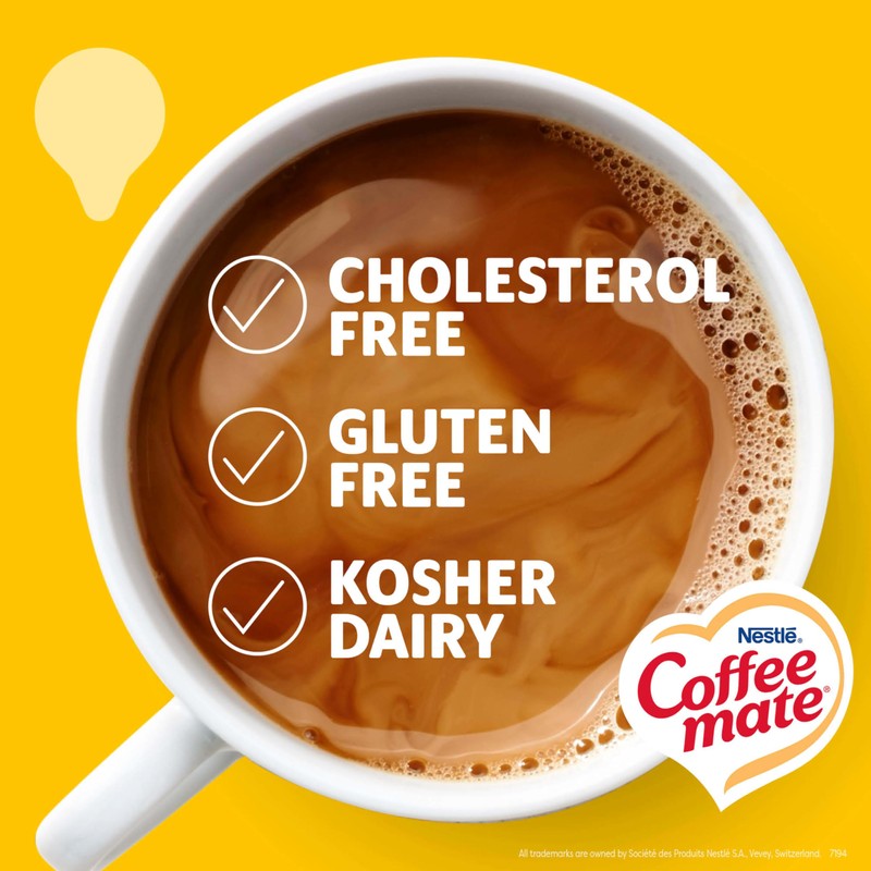 Nestle Coffee mate Coffee Creamer, Hazelnut, Liquid Creamer Singles, Non