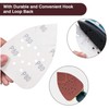 50 pcs Mouse Sander Paper,12 Holes Sander Sheets Hook and