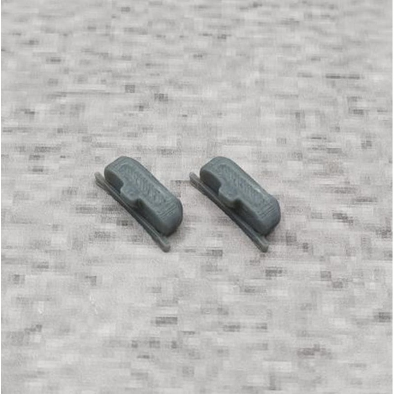 ULEIVA Replacement Power Button 2 x Grey Compatible with Garmin