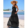 ANRABESS Summer Maxi Dresses for Women 2024 Casual Long Beach