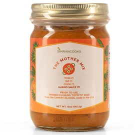 Simrancooks The Mother Mix, Spanish Sofrito Cooking Base - Ready to Eat, Vegetable Base, For Paella Recipe, Base for Meat, Vegetables & Seafood Mix - From Canary Islands Spain, 12oz - Made in USA