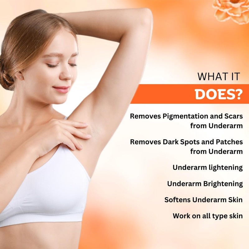 INTIMIFY Underarm Whitening Cream for Women, Armpit Whitening Cream Natural