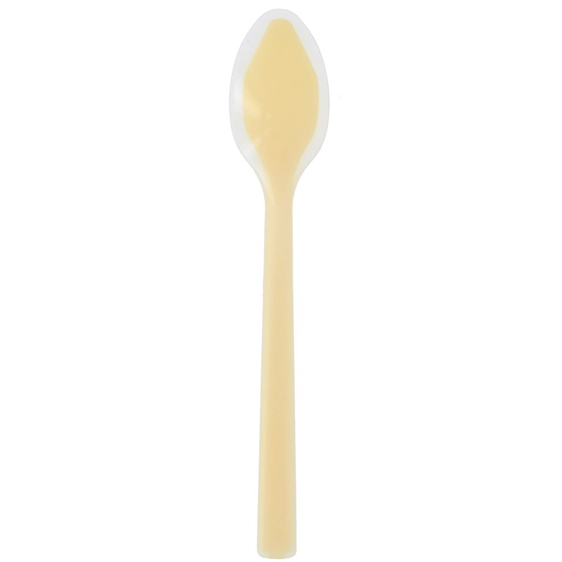 Okabe Yōshi KU-07Y Mouth-Friendly Spoon, One Piece, Deep Shape, Large,