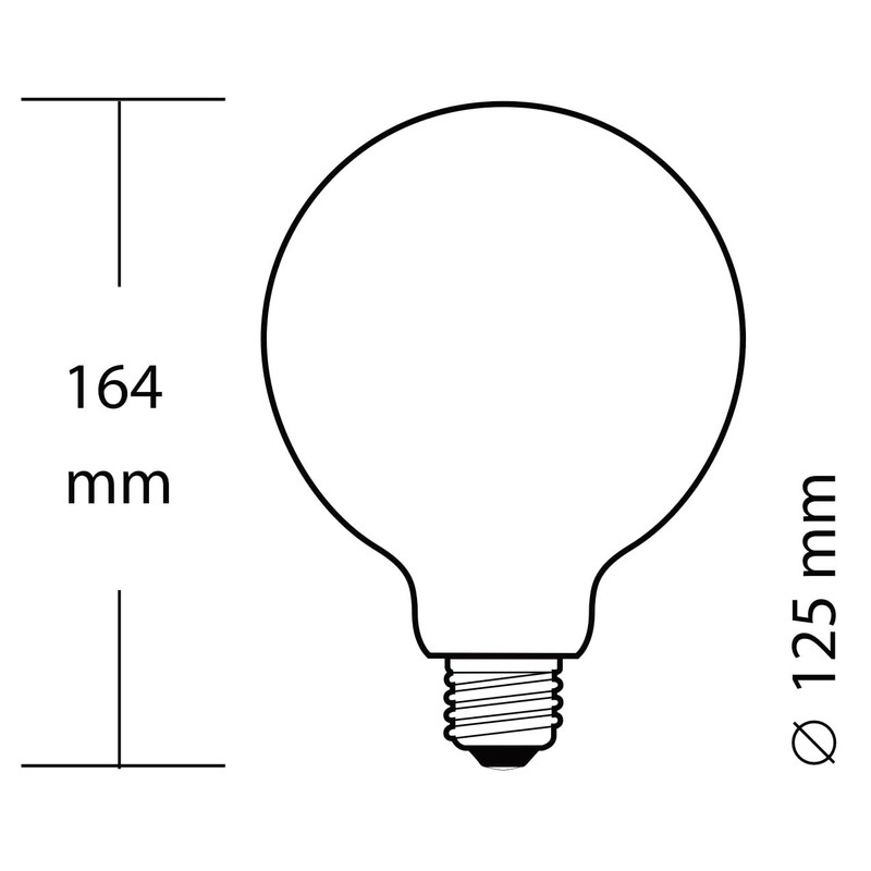 greenandco Vintage Design LED Lamp for Mood Lighting Dimmable E27
