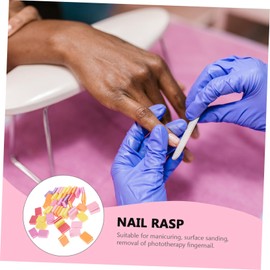 Mikinona 50pcs Professional Nail Files Nail Art Tools Manicure Sanding Bands File Grinding Block