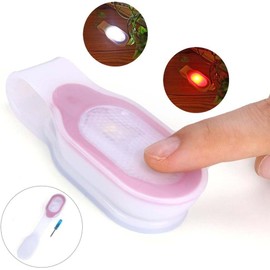 Alonefire Nightlight Nursing Night Light LED Flexible Clip on Flashlight Hands Free 3 Modes Safety Light Magnetic Surfaces Emergency with Mini Screwdriver for Clothing Home Dog Walking Running Hiking