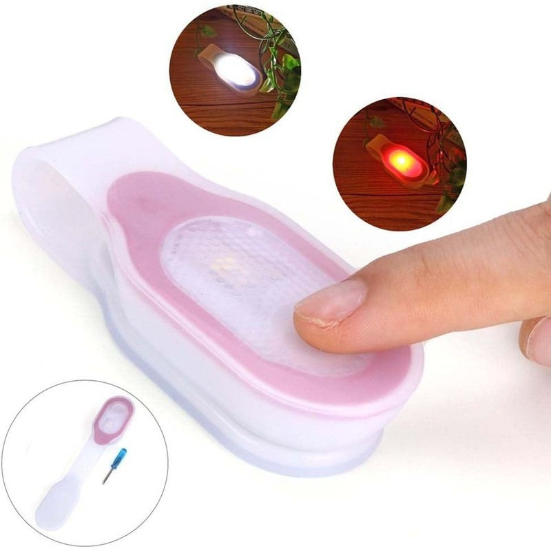 Alonefire Nightlight Nursing Night Light LED Flexible Clip on Flashlight