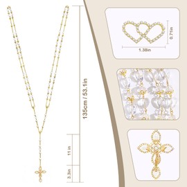 ESNOY Premium Wedding Set Lazo Para Boda Catolica and Arras Para Boda Catolica,Arras De Boda Cristiana With Wedding Lasso for Ceremony Catholic Decoracion De Boda,Wedding Coins Regalos Para Bodas