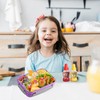 WXOIEOD 4 Pack Mini Ketchup Bottle for Lunch Box Lunches