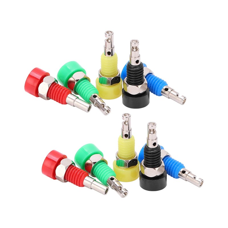 Atyhao バナナメスジャック高強度2mmミニバインディングポスト電子機器用、10個2mmバナナメスソケット産業機器用
