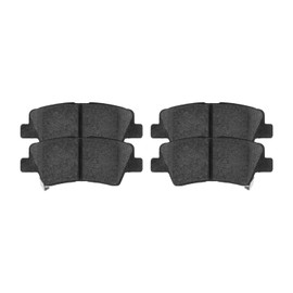 AutoShack 4pcs Rear Performance Ceramic Brake Pad Set Driver and Passenger Side Replacement for 2016-2021 Hyundai Tucson 2019-2023 Nexo 2017-2020 Kia Cadenza 2018-2020 Sportage 2.0L V6 AWD FWD PCD2098