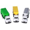 3pcs 1:50 Garbage Truck Models Set Plastic Alloy Sanitation Tanker