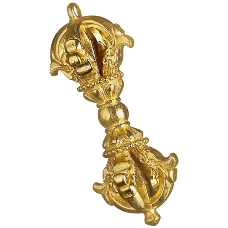 HOOTNEE Antique Vajra Pendant Mini Tibetan Copper Vajra Ornament for