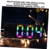 Mobestech Large LED Digital Alarm Clock for Bedroom Stylish Table
