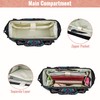 LoDrid Bible Bag Tote with Multiple Pockets for Bible Items,