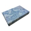Itosho GM3931 Cotton Gauze Blanket Cover, Paisley, Blue, 57.1 x