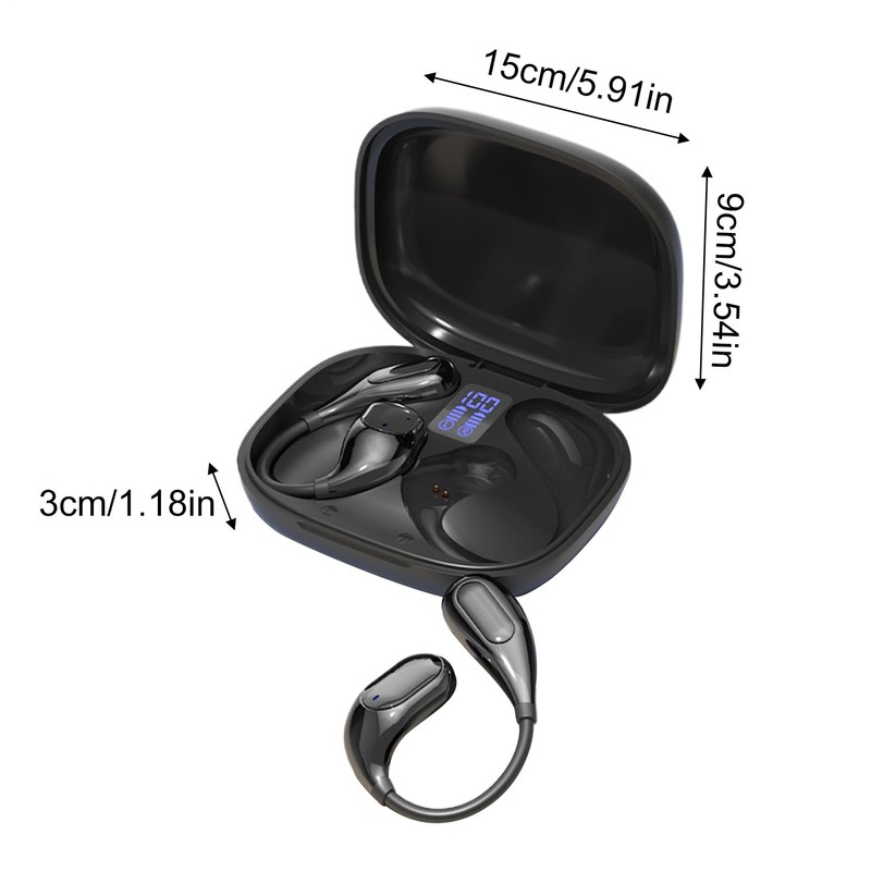 Wireless Headphones - Sports Wireless Ear Buds,Noise Cancelling Earphone for