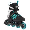 K2 Kinetic 80 Women's Inline Skates - Black/Turquoise, 11.0