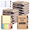 20 Sets Employee Appreciation Gifts Bulk Spiral Notebook with Pen＆Sticky