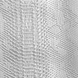 Fashion Fabrics LLC White Faux Viper Sopythana Snake Skin Vinyl Fabric - Sold by The Yard - 52"