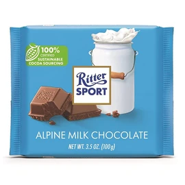 Ritter Sport Alpine Milk Chocolate Bar