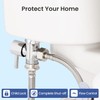 LUXE Bidet 7/8" x 7/8" x 1/2" Shut-Off Valve T-Adapter