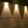XmnSoly Solar Fence Lights 8 Pack Bright LED Lens Downlights