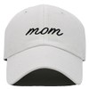Funky Junque Bridal Baseball Cap - Mom - White