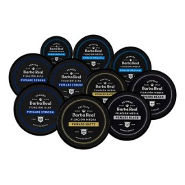 Kit 10 Pomadas Barba Real Para Estilizar El Cabello 150 Grs