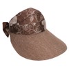 Ladies Large Brim Sun Hat Printing Visor Cap UPF 50+
